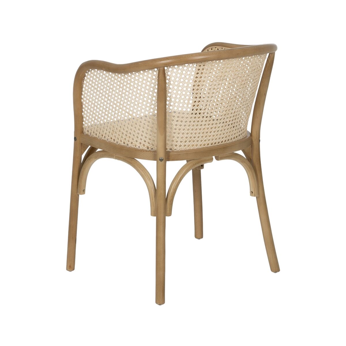 Matsalsstol Naturell Trä Rattan 56 X 58 X 77 CM - 4