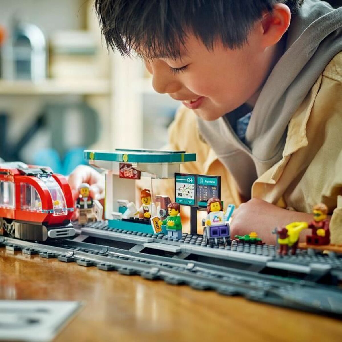 Byggsats Lego 60423 Downtown Tram and Station Multicolour - 4