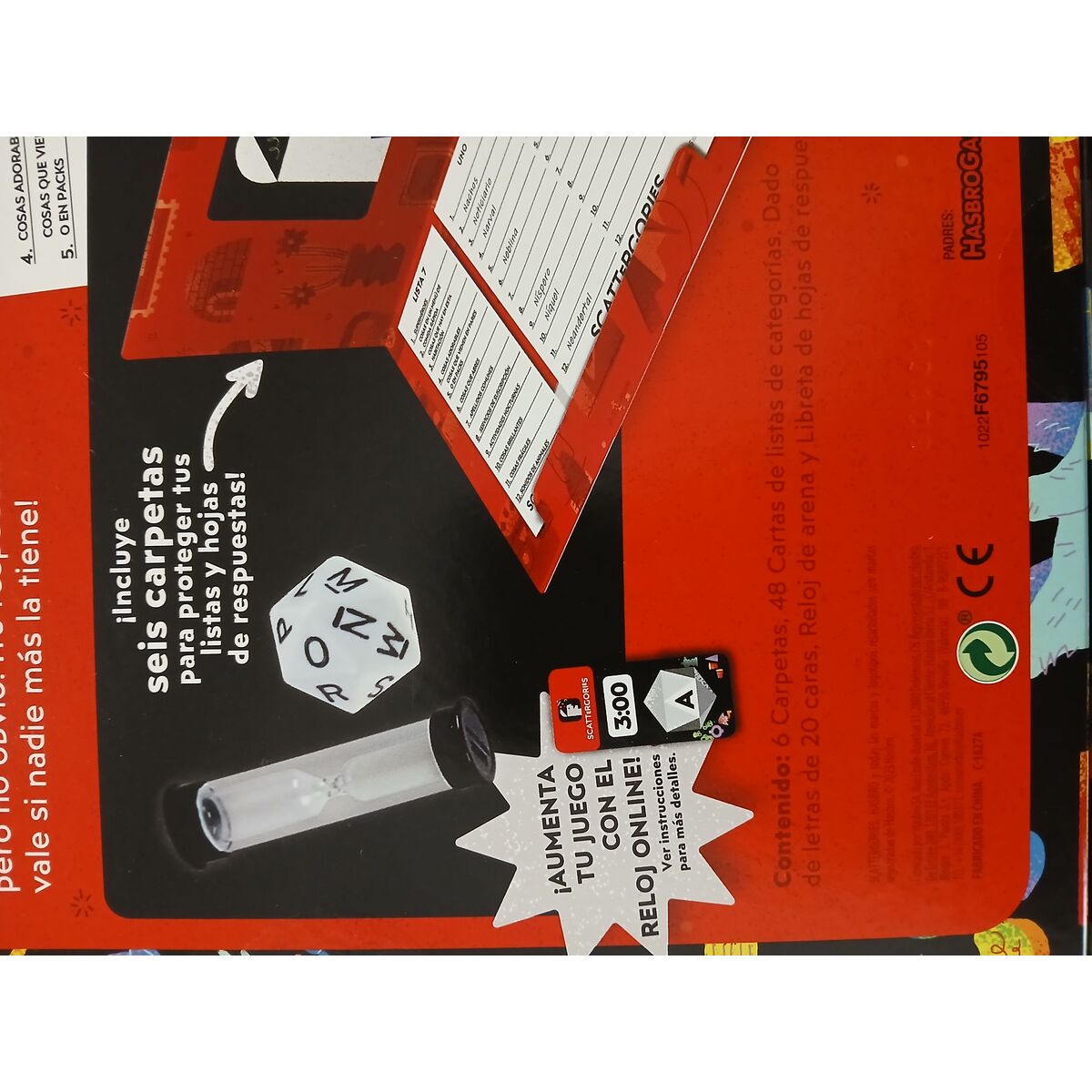 Sällskapsspel Hasbro Scattergories (ES) - 3