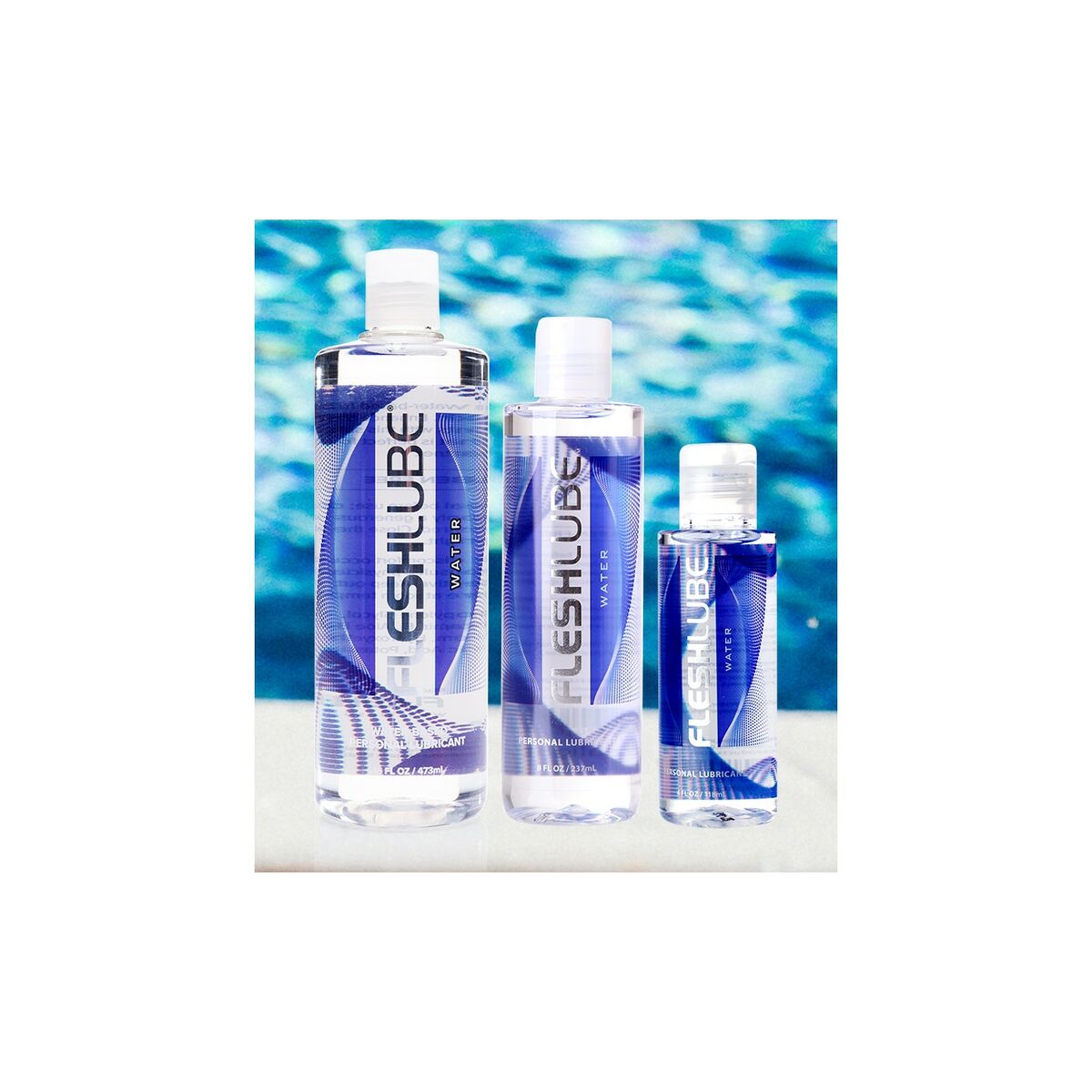 Slide Vattenbaserat Glidmedel Fleshlight Fleshlube Water 250 ml - 2