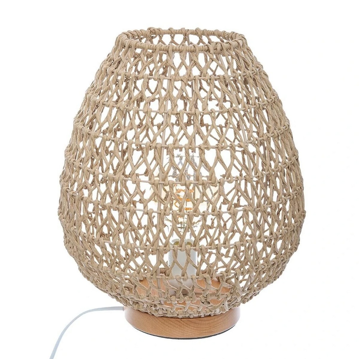 Bordslampa Atmosphera Tressé Sand 40 W Ø 35,5 x 30 cm - 5