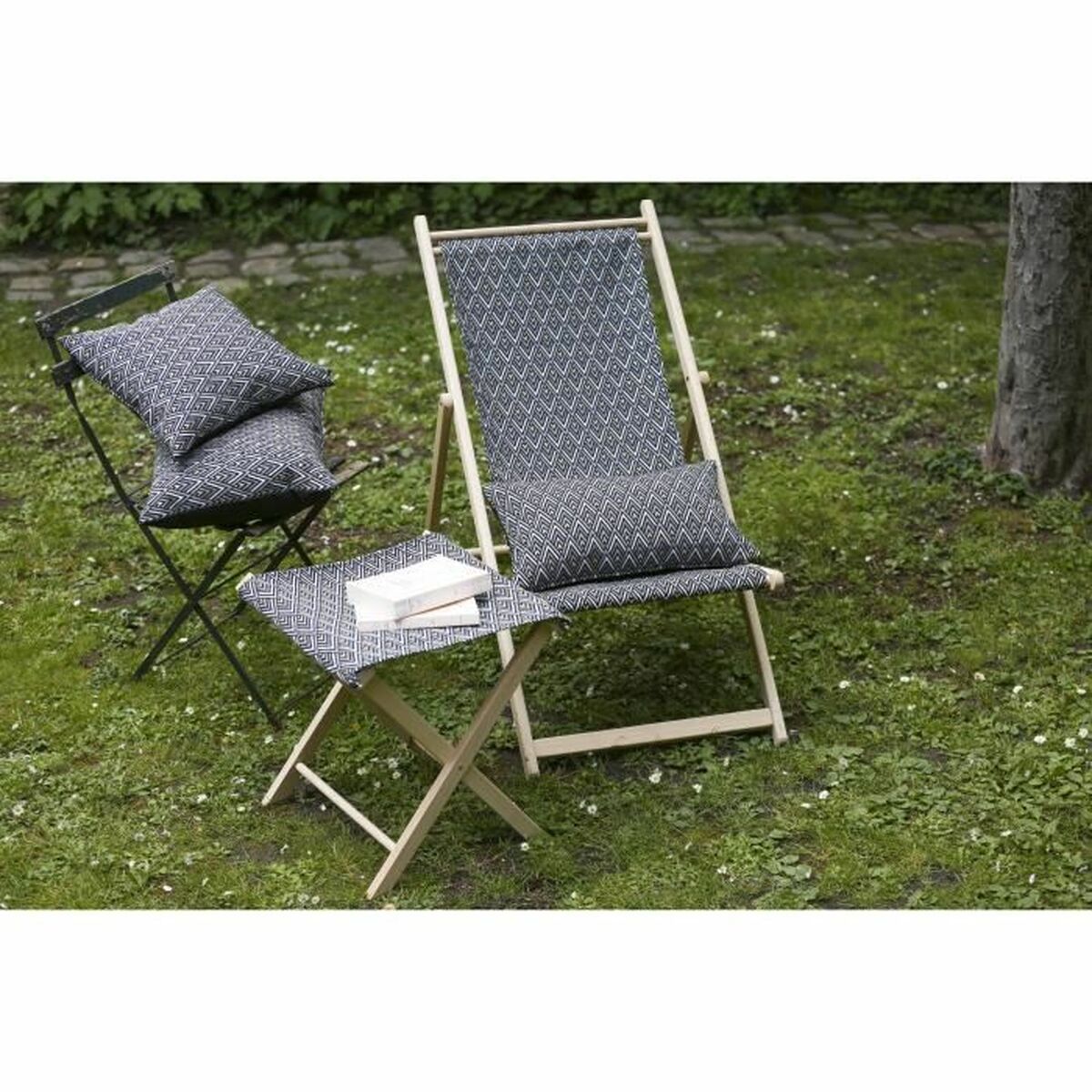 Edények Jardin Prive Brun Grå 132 x 55 x 35 cm bokträ - 2