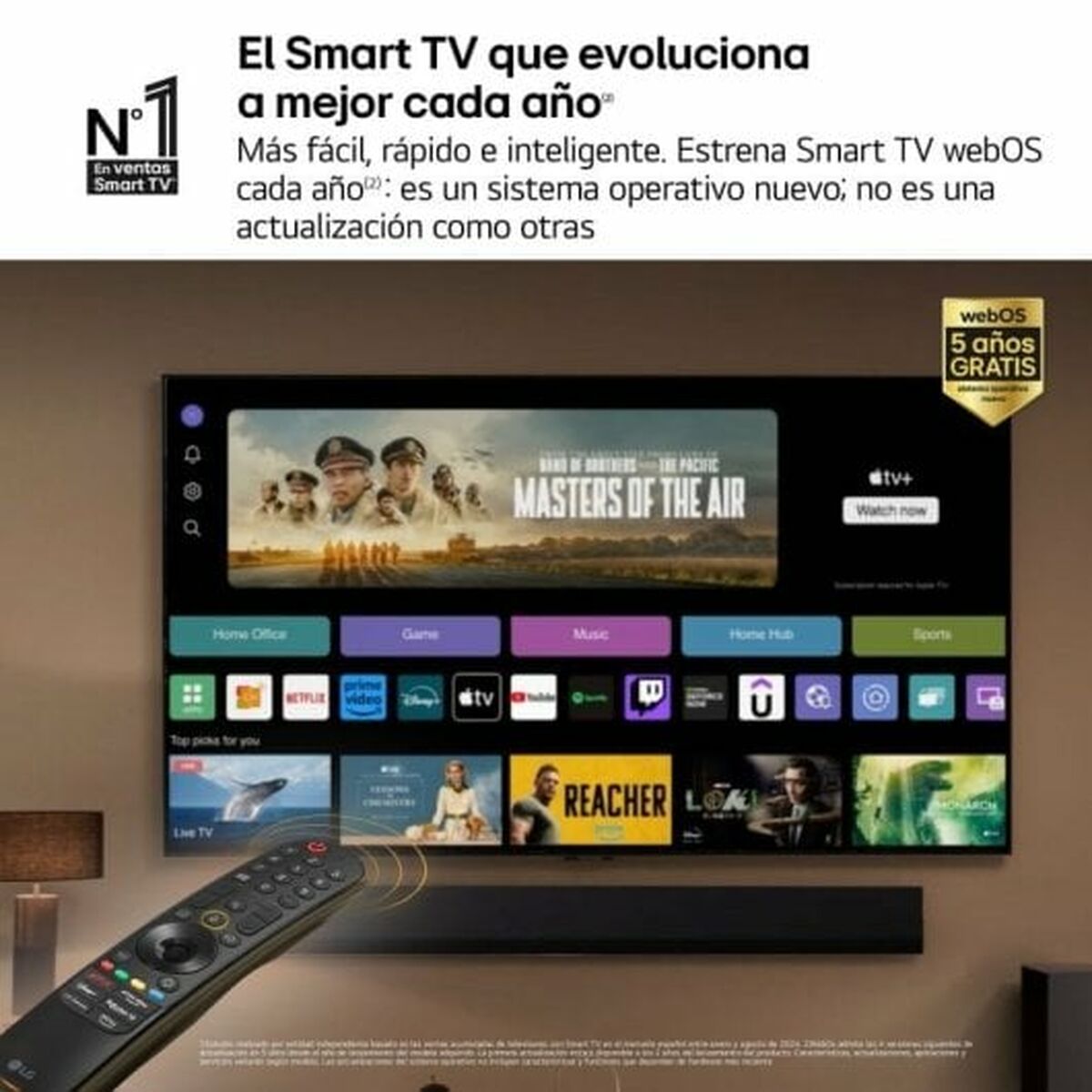 Smart TV LG 4K Ultra HD - 6