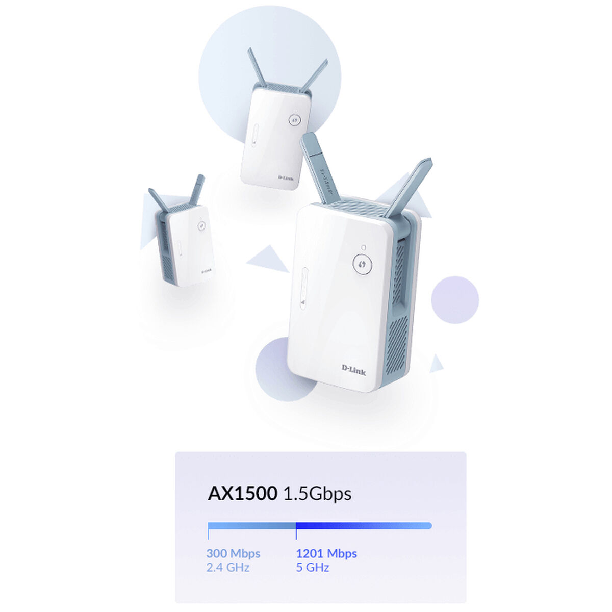 Förstärkare Wifi D-Link Eagle Pro AI AX1500 - 2