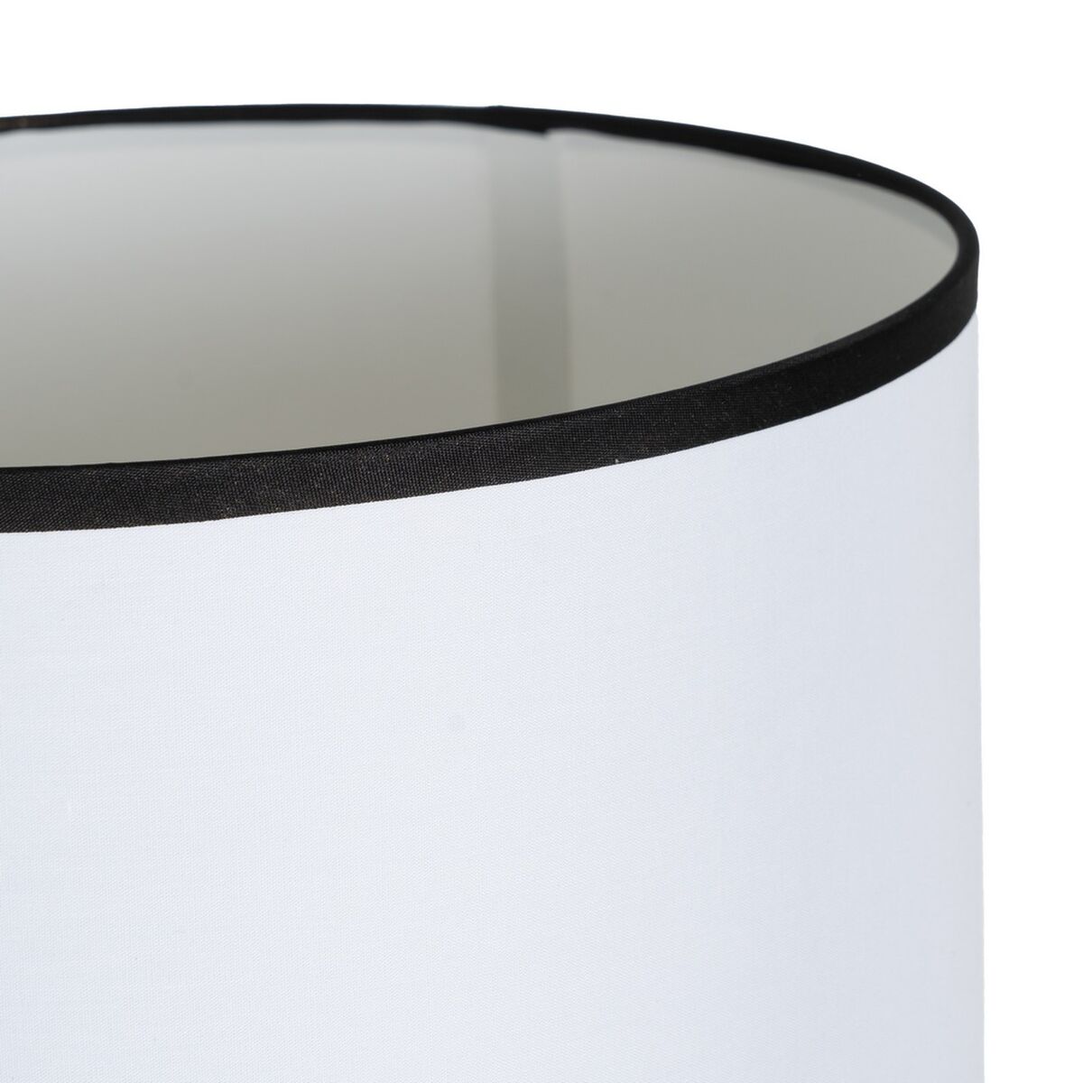 Golvlampa Vit Svart Gyllene Järn Tyg 40 W 28 x 28 x 157 cm - 2