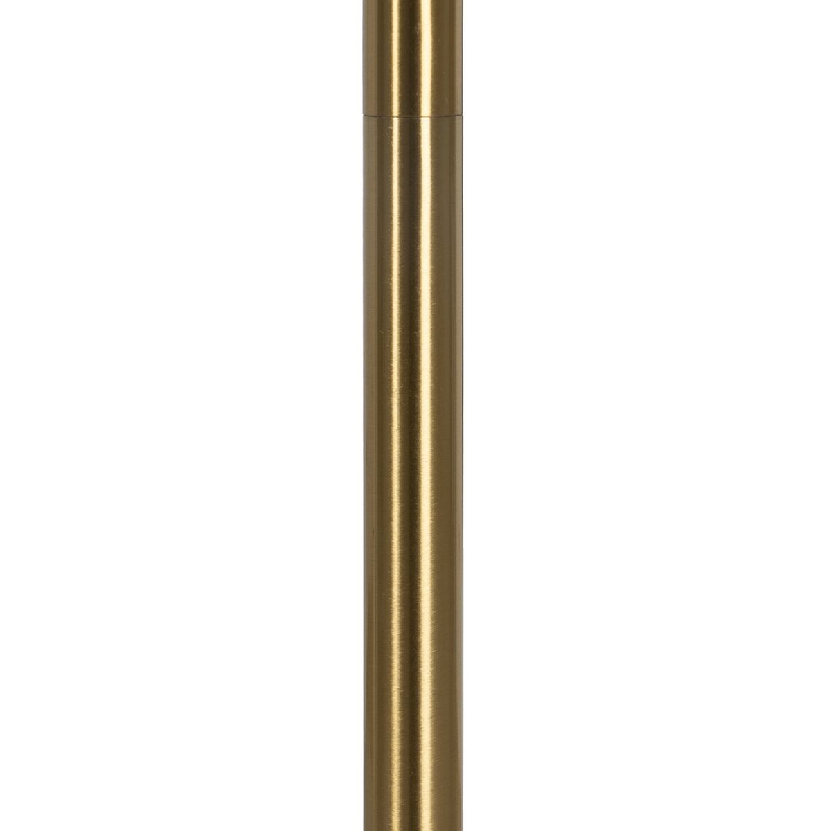 Golvlampa Vit Svart Gyllene Järn Tyg 40 W 28 x 28 x 157 cm - 4
