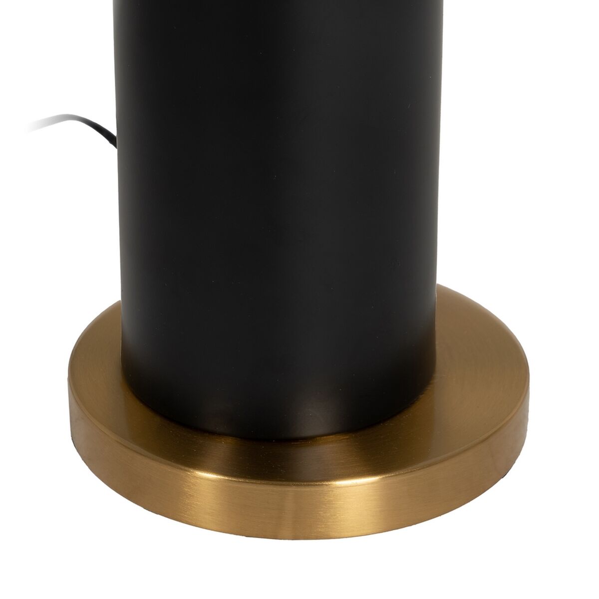 Golvlampa Vit Svart Gyllene Järn Tyg 40 W 28 x 28 x 157 cm - 7