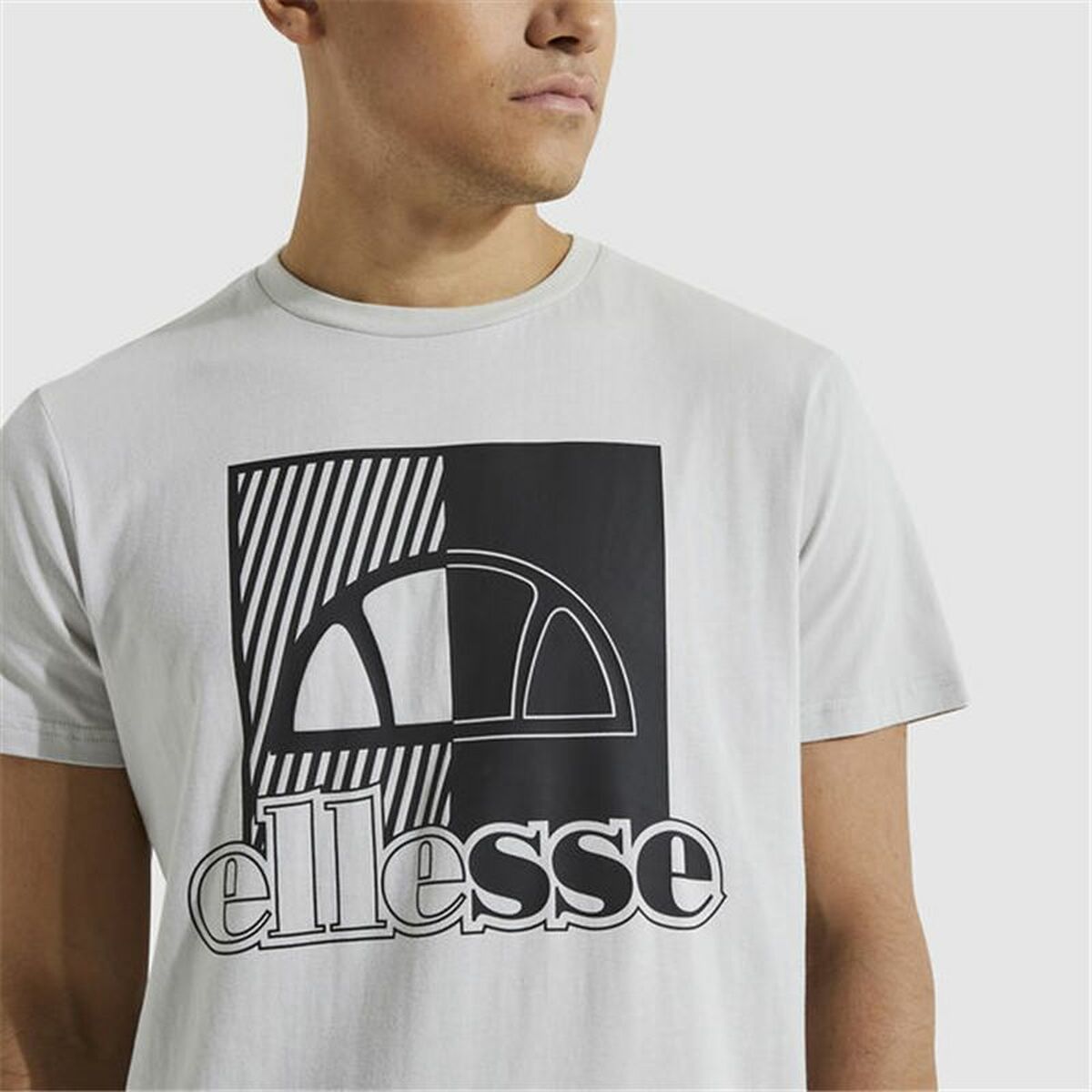 T-shirt med kortärm Herr Ellesse Chamuel Grå - 4