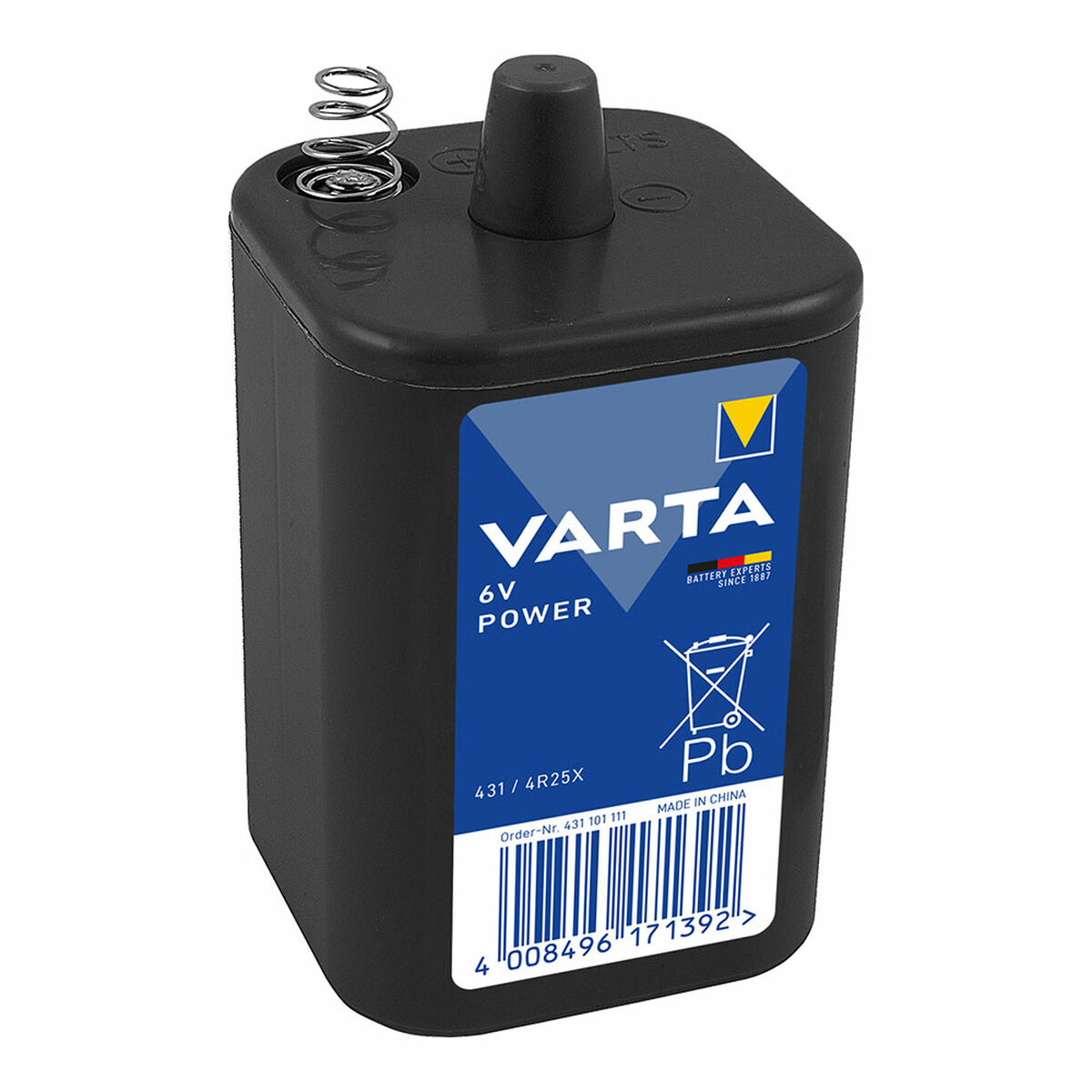 Batteri Varta 431 4R25X Zink 6 V - 2