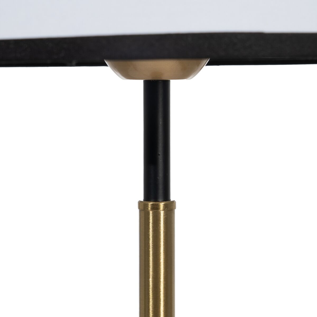 Bordslampa Vit Svart Gyllene Järn Tyg 40 W 25 x 25 x 74 cm - 3