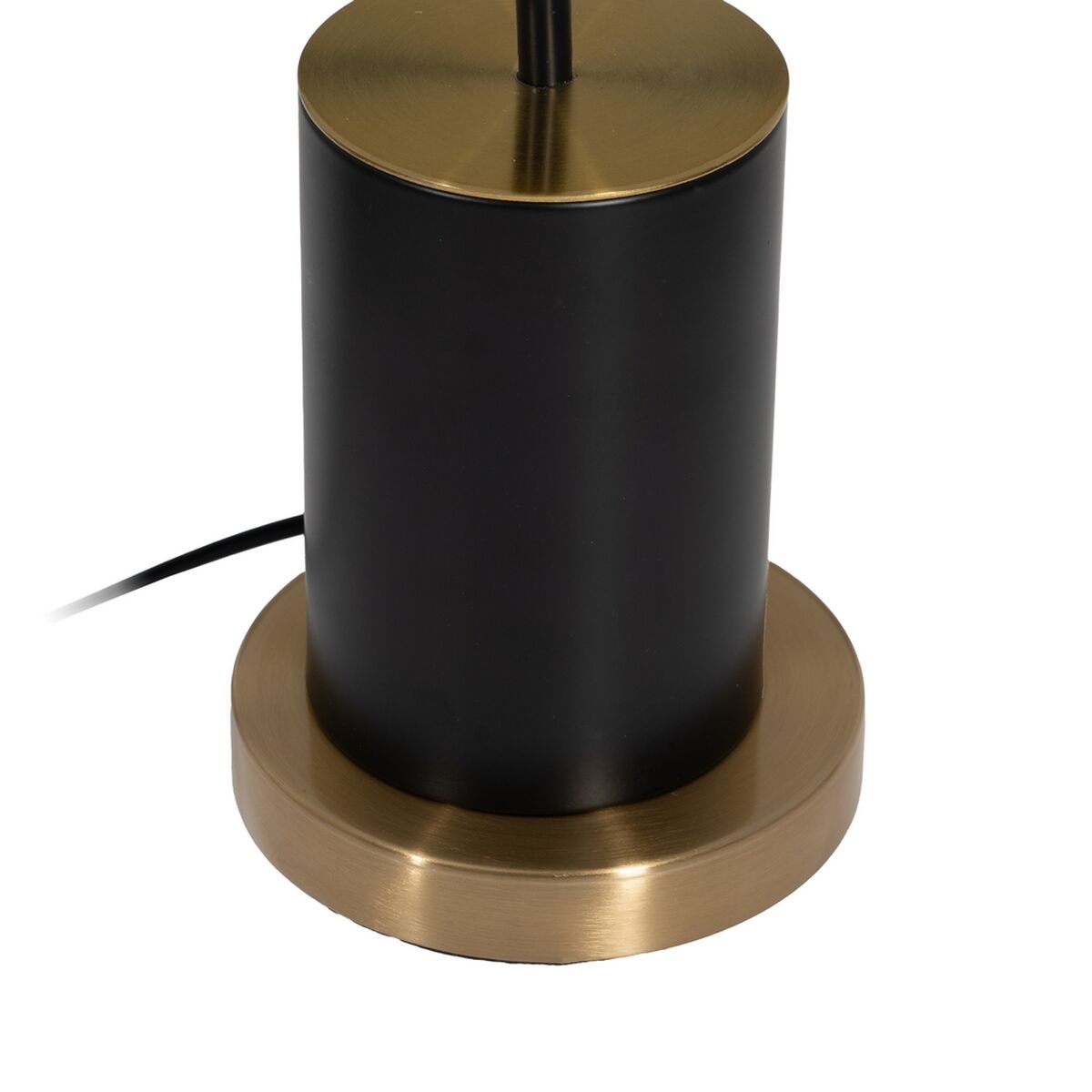 Bordslampa Vit Svart Gyllene Järn Tyg 40 W 25 x 25 x 74 cm - 7
