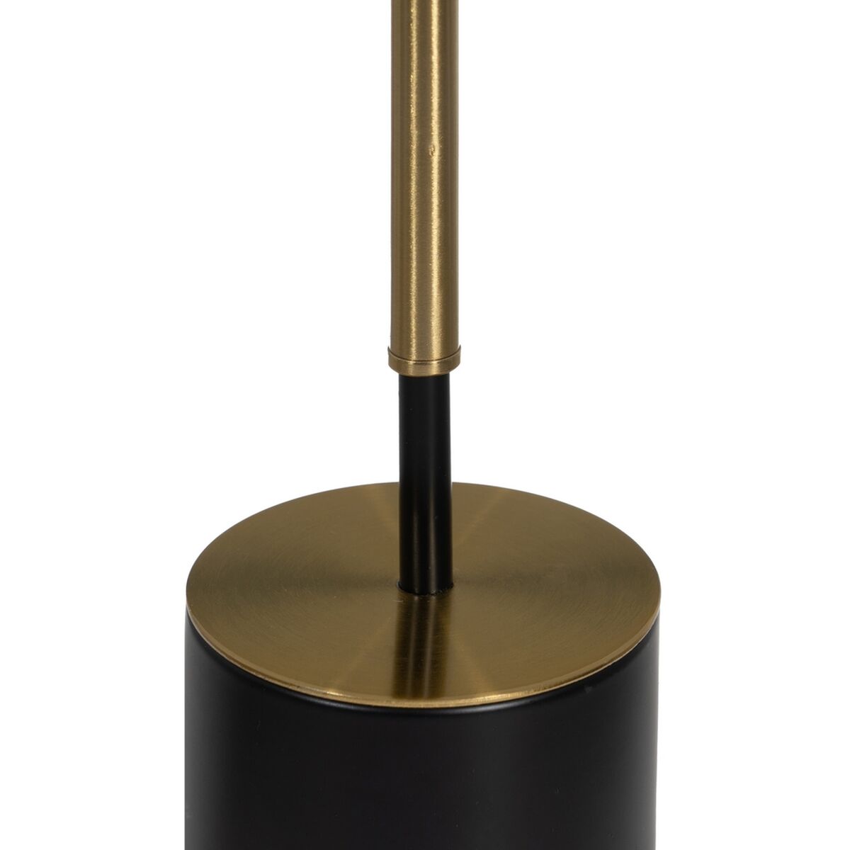 Bordslampa Vit Svart Gyllene Järn Tyg 40 W 25 x 25 x 74 cm - 4