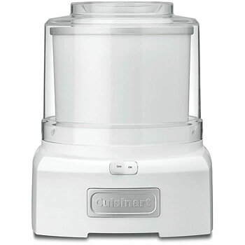 Glassmaskin Cuisinart ICE21E Vit Plast 1,4 L
