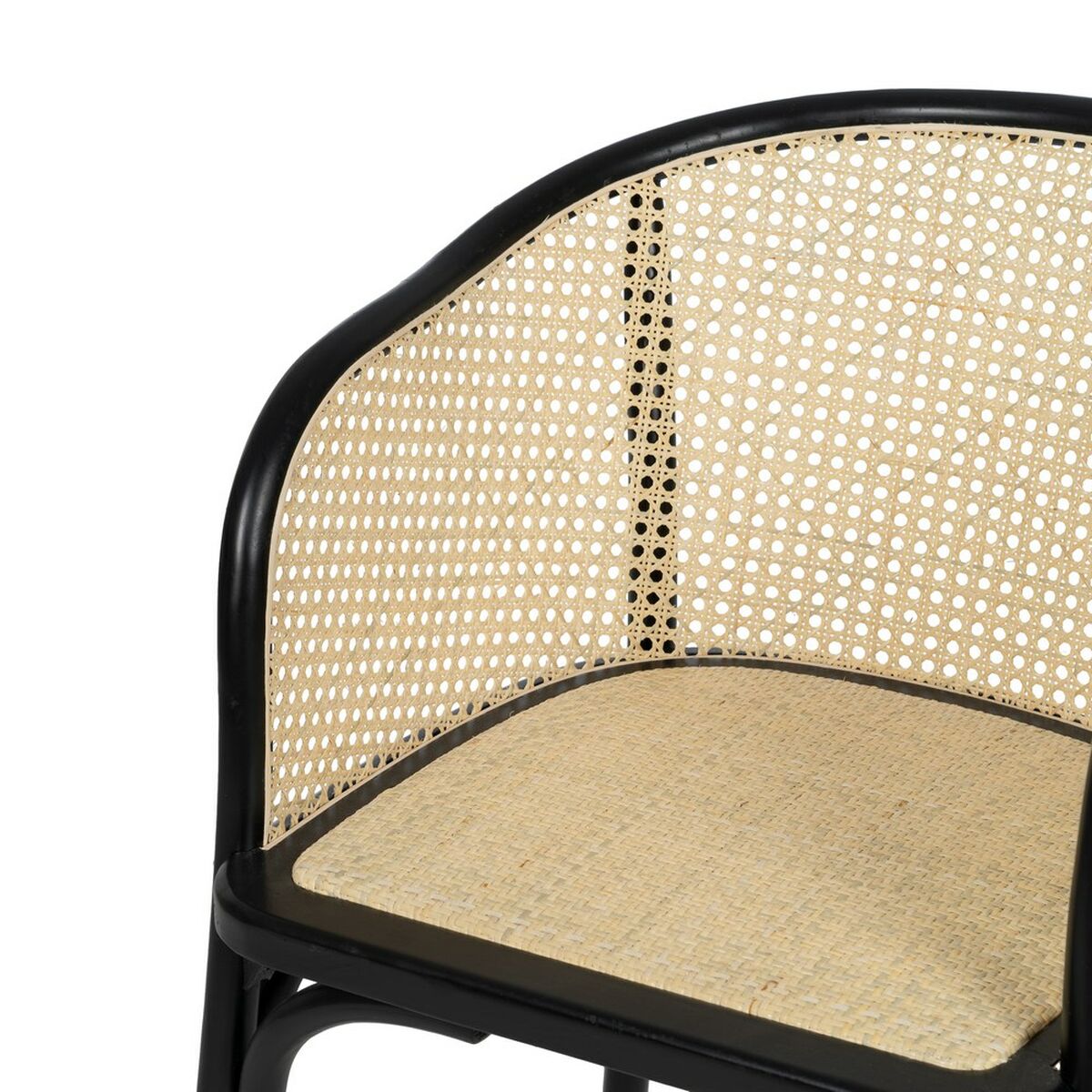 Matsalsstol Svart Naturell 56 X 58 X 77 CM - 6