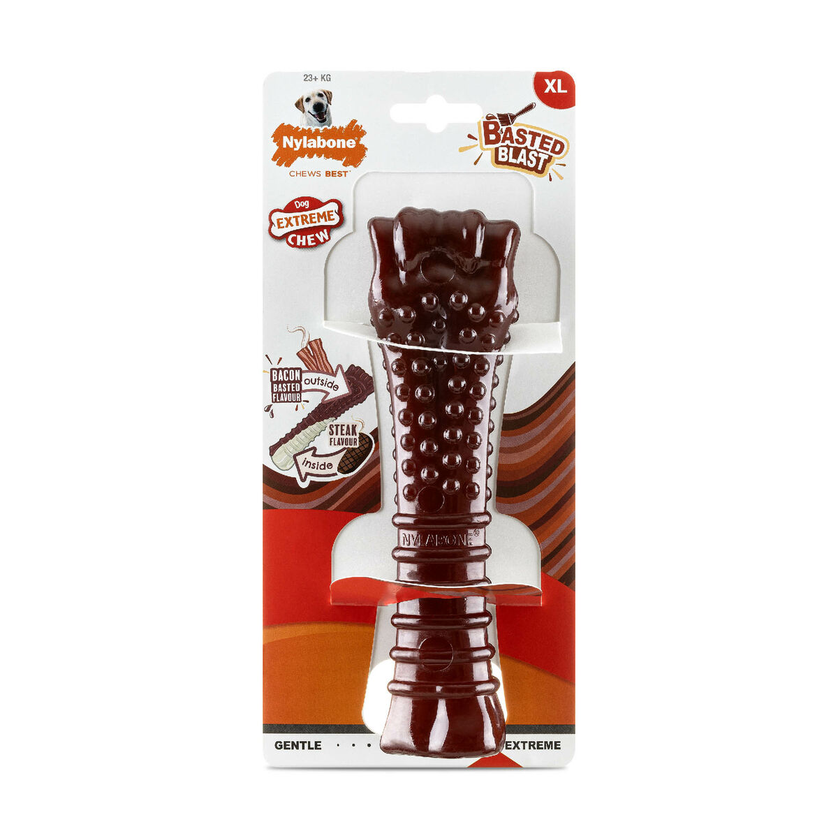 Ben Nylabone Brun Bacon XL - 3
