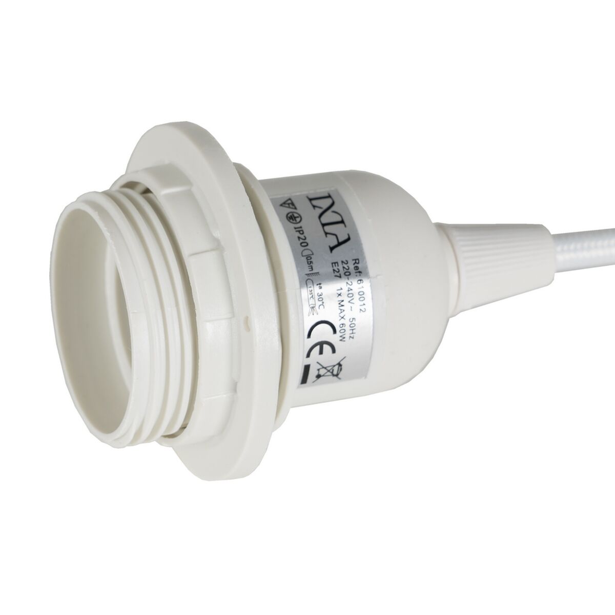 Lamphållare Vit 60 W - 3