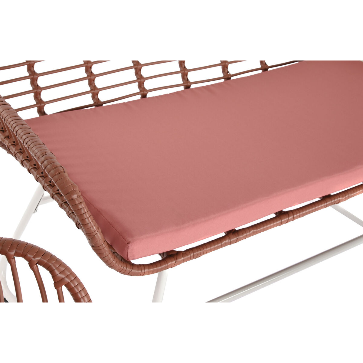 Trädgårdsmöbler DKD Home Decor Vit Terrakota n 124 x 74 x 84 cm (4 Delar) - 6