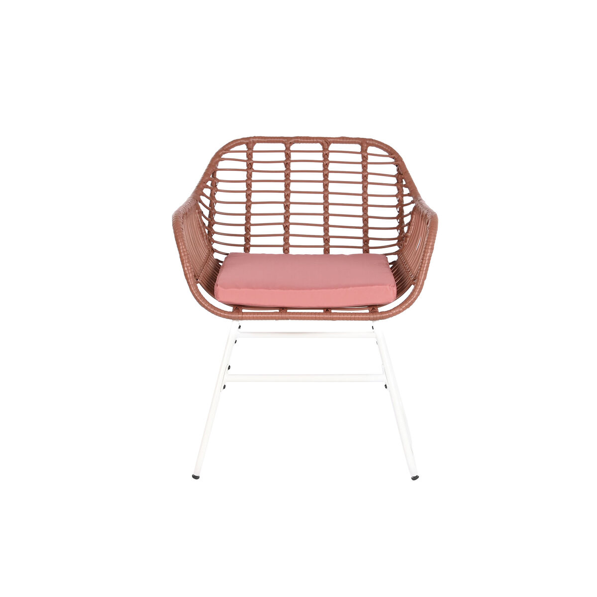 Trädgårdsmöbler DKD Home Decor Vit Terrakota n 124 x 74 x 84 cm (4 Delar) - 4
