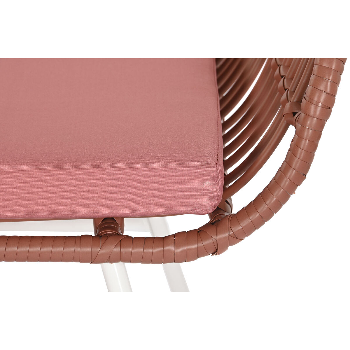 Trädgårdsmöbler DKD Home Decor Vit Terrakota n 124 x 74 x 84 cm (4 Delar) - 8