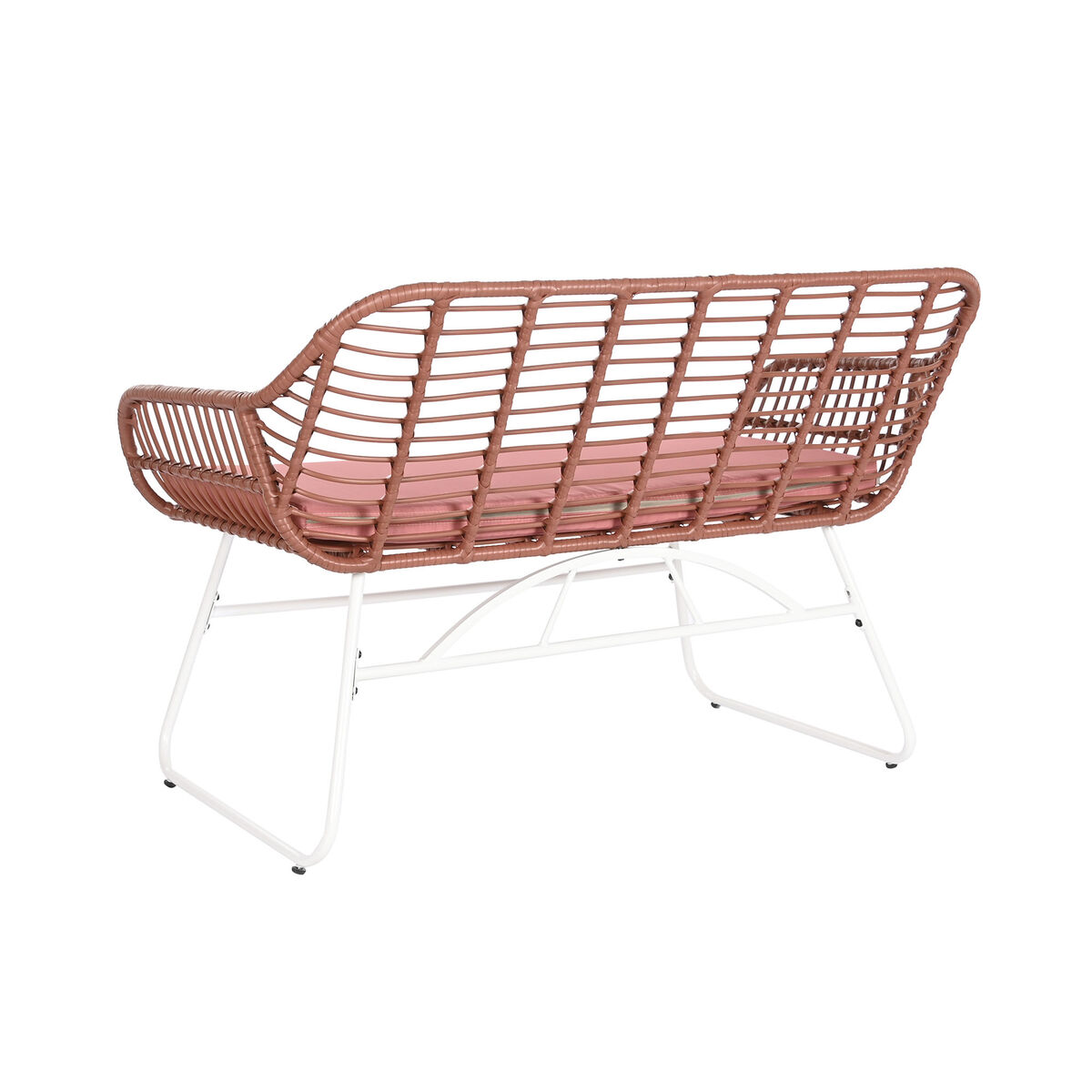 Trädgårdsmöbler DKD Home Decor Vit Terrakota n 124 x 74 x 84 cm (4 Delar) - 3