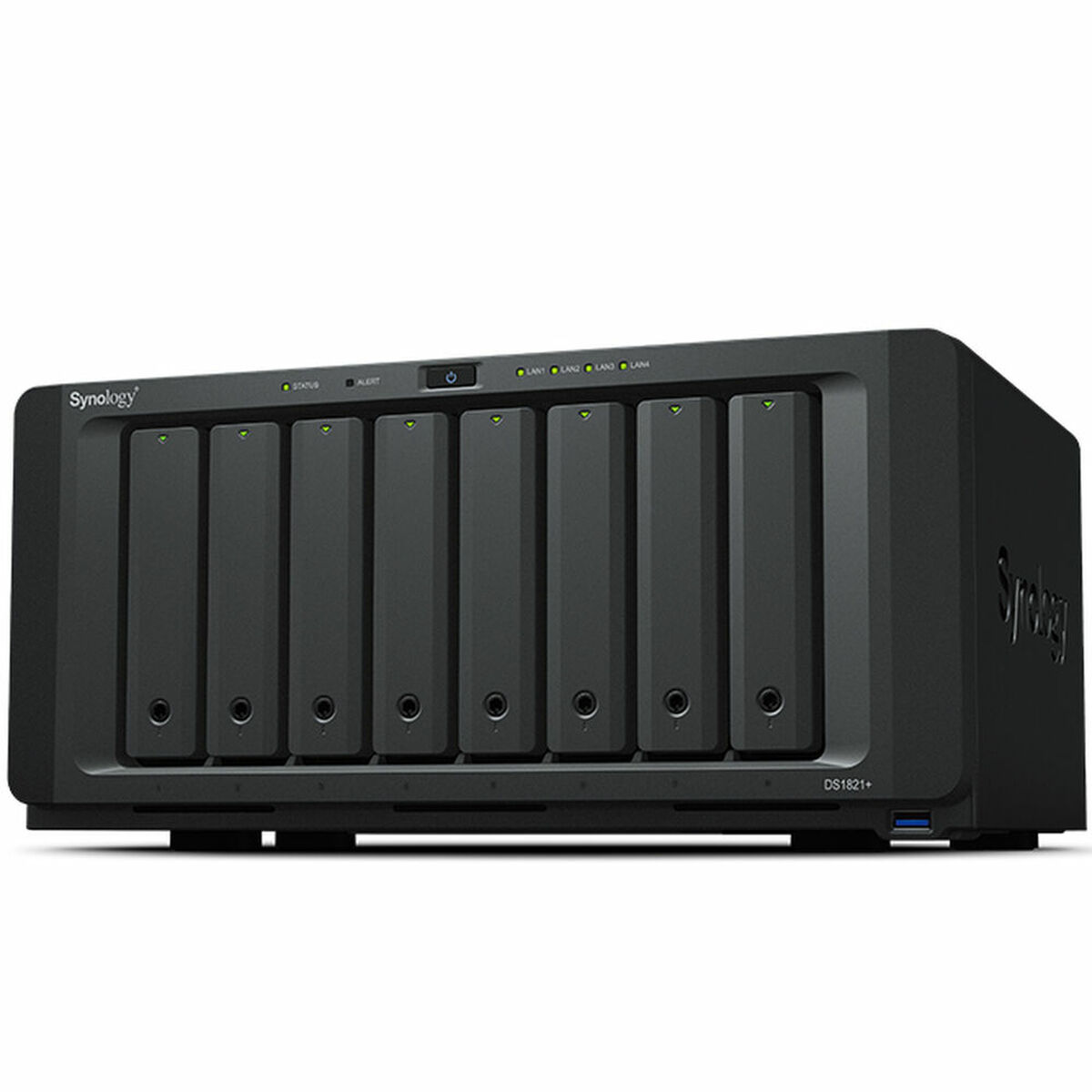 Nätlagringsenhet NAS Synology DS1821+ Svart AMD Ryzen V1500B - 4