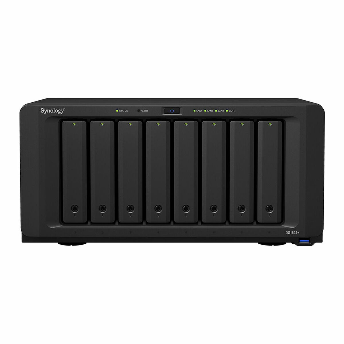 Nätlagringsenhet NAS Synology DS1821+ Svart AMD Ryzen V1500B - 5