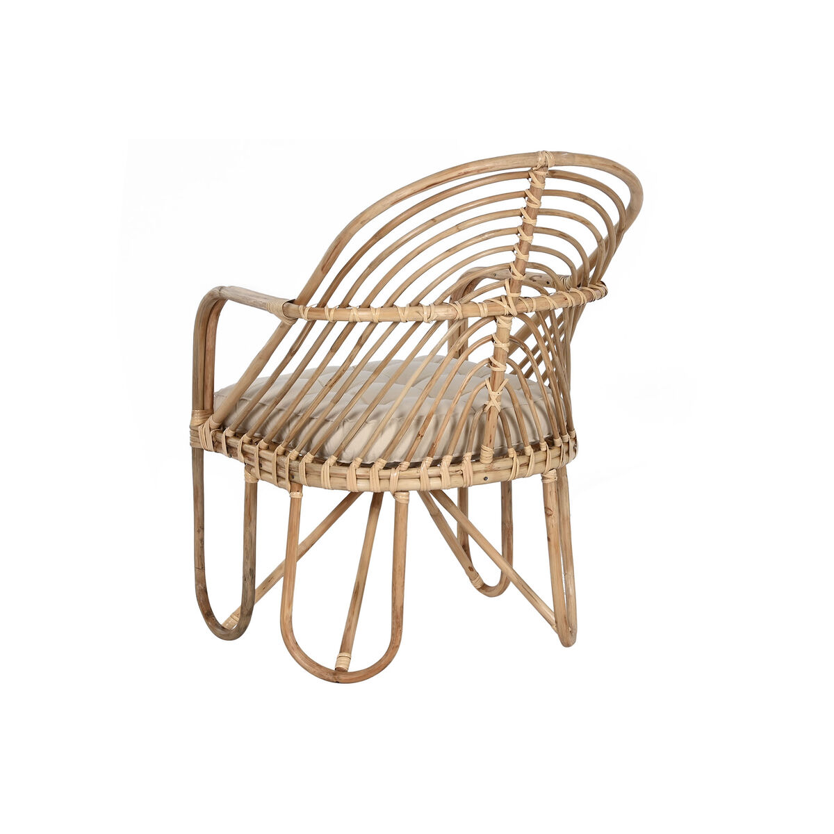 Kerti szék Home ESPRIT Bambu Rattan 58 x 61 x 87 cm - 6