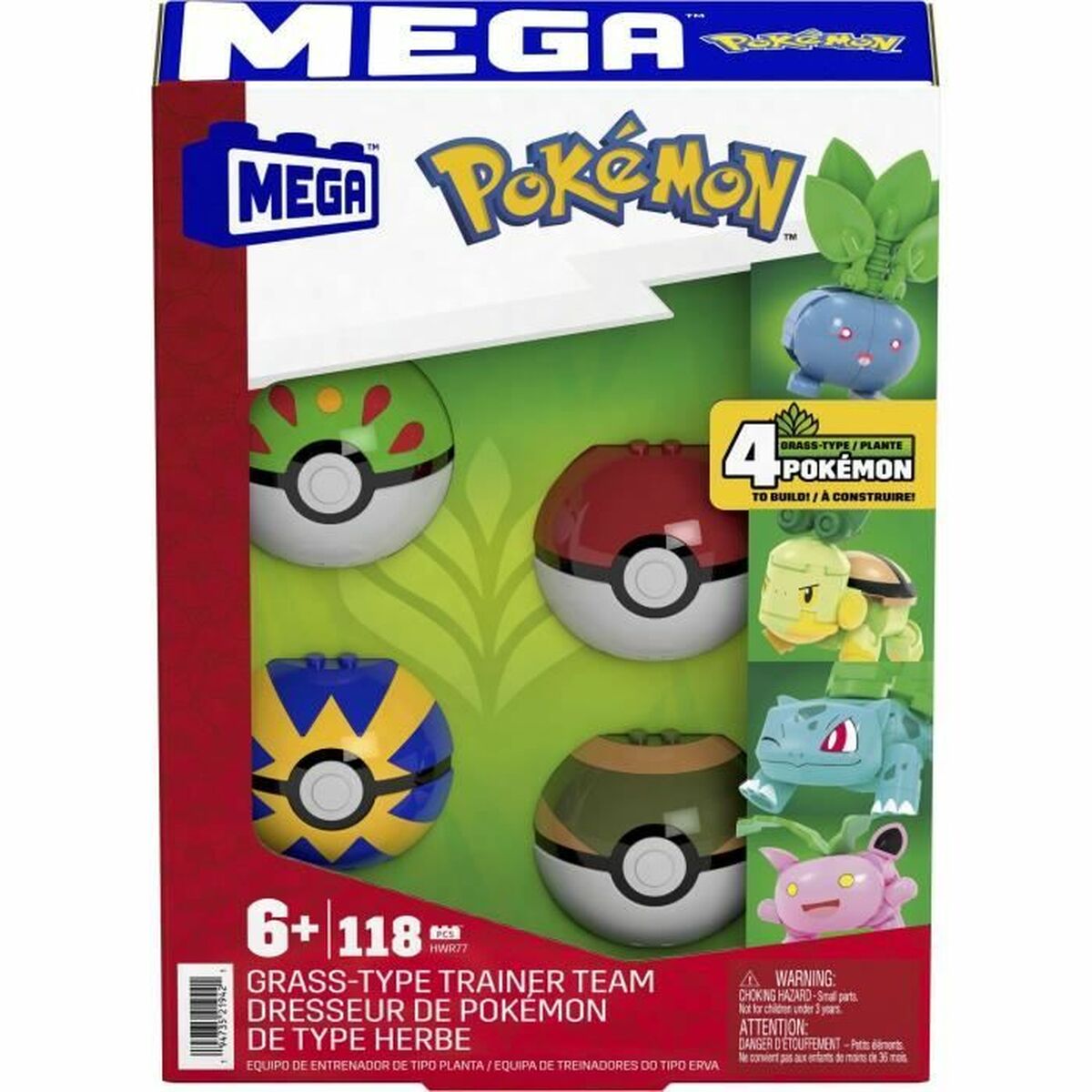 Byggsats Megablocks Pokemon HWR77 - 6