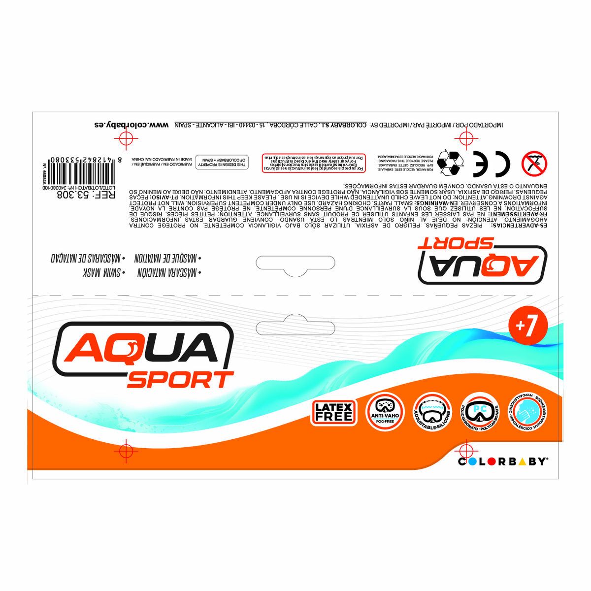 Dykmask AquaSport (12 antal) - 11