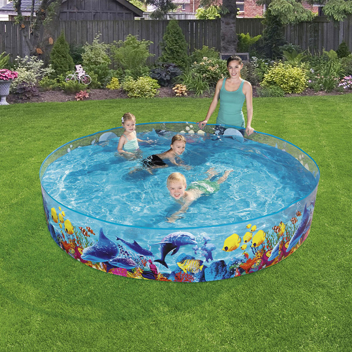 Bestway Barn Hård PVC Pool Marina 244x46 cm +3 År Trädgård 55031 - 3