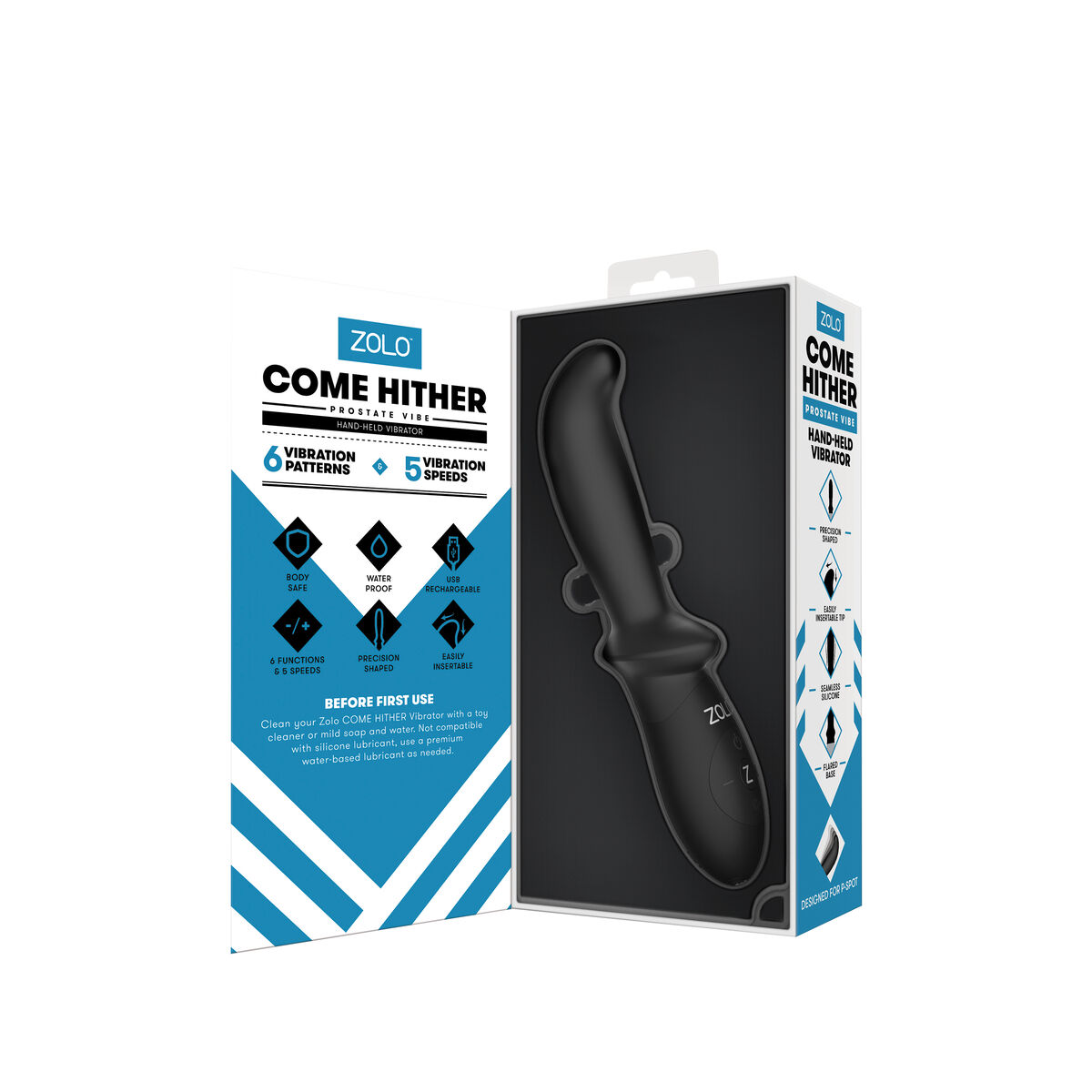 Anal vibrator Zolo Svart - 7