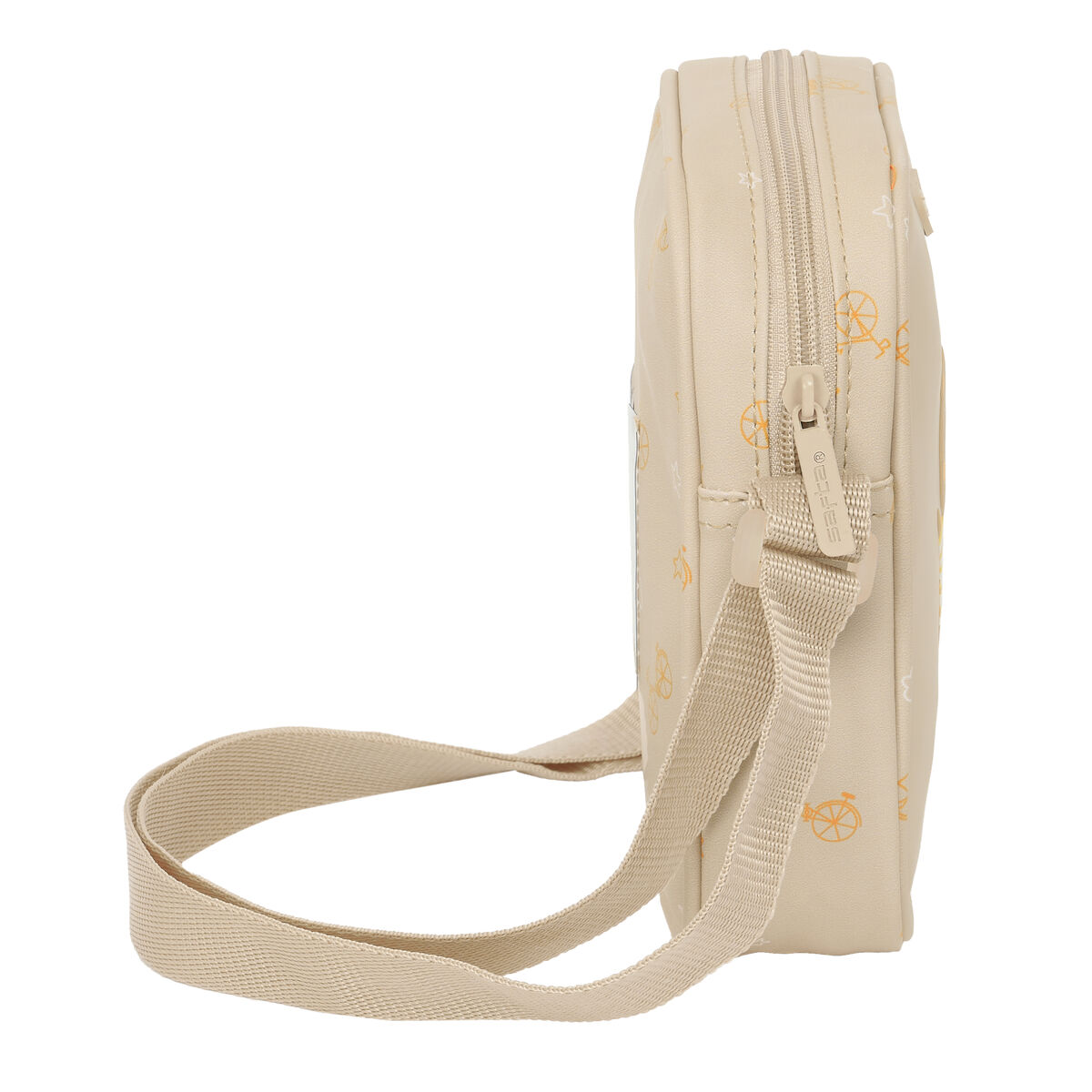 Axelväska Safta Björn Beige 16 x 18 x 4 cm - 3