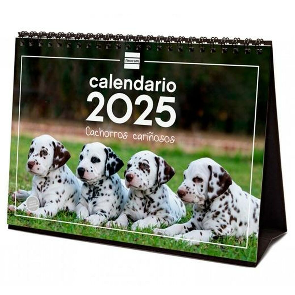 Skrivbordskalender Finocam CACHORROS CARIÑOSOS Multicolour Papper 21 x 15 cm 2025