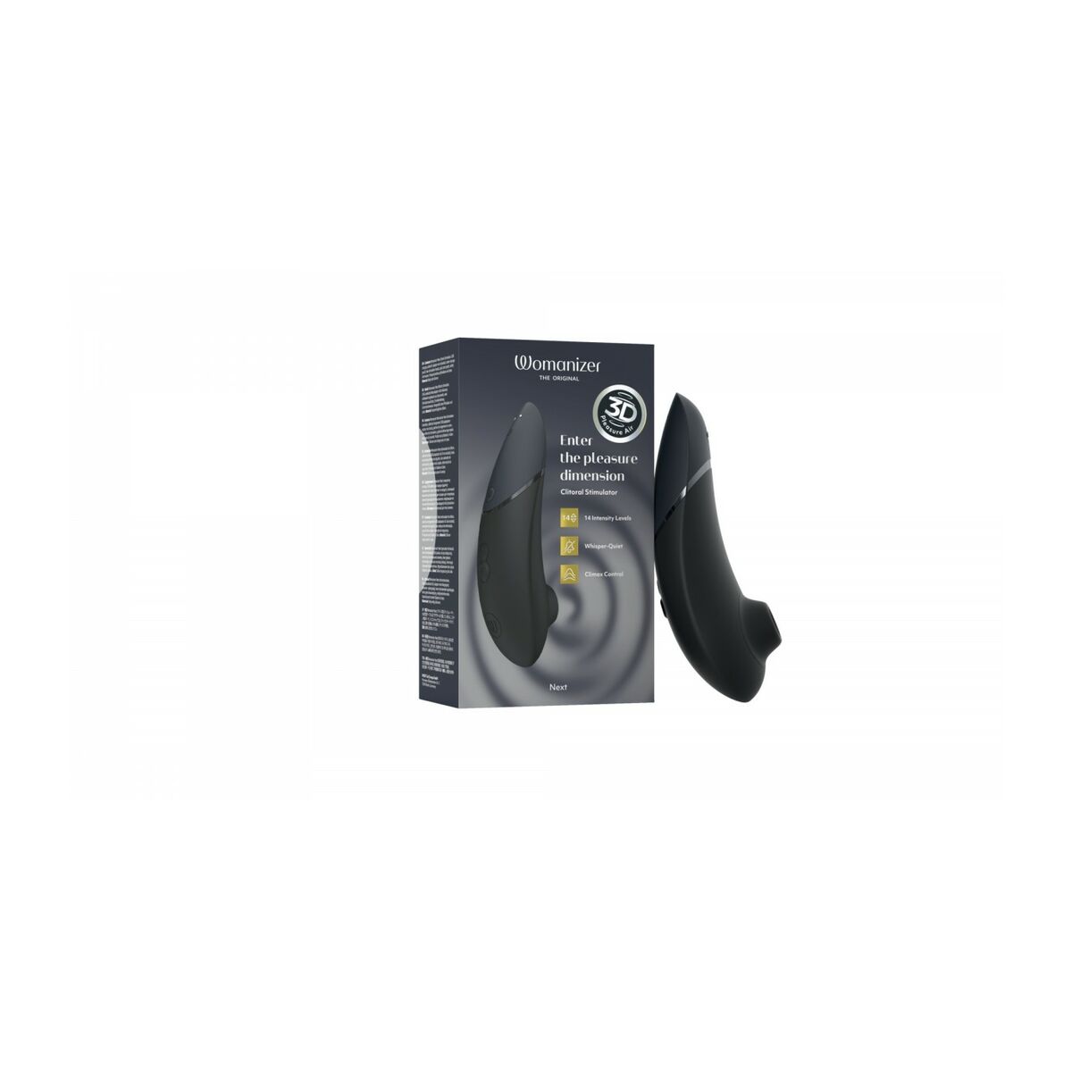 Sugstimulator för klitoris Womanizer WOM180-BLACK Svart - 2