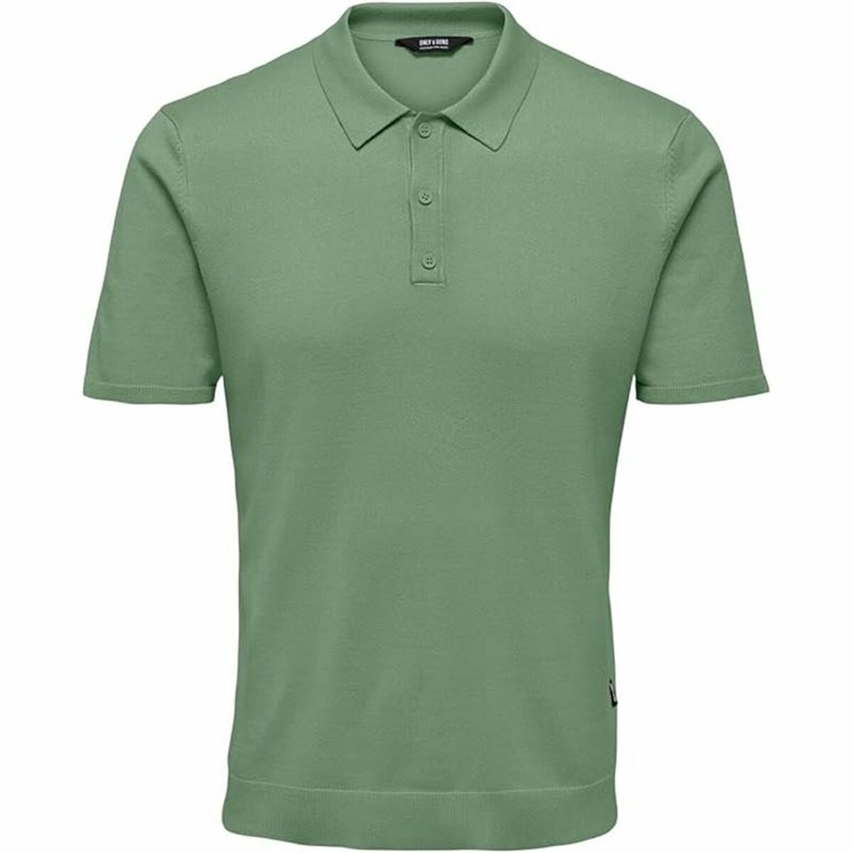 Polotröja kortärmad Herr Only & Sons Onswyler Life Reg 14 Ss Knit Grön