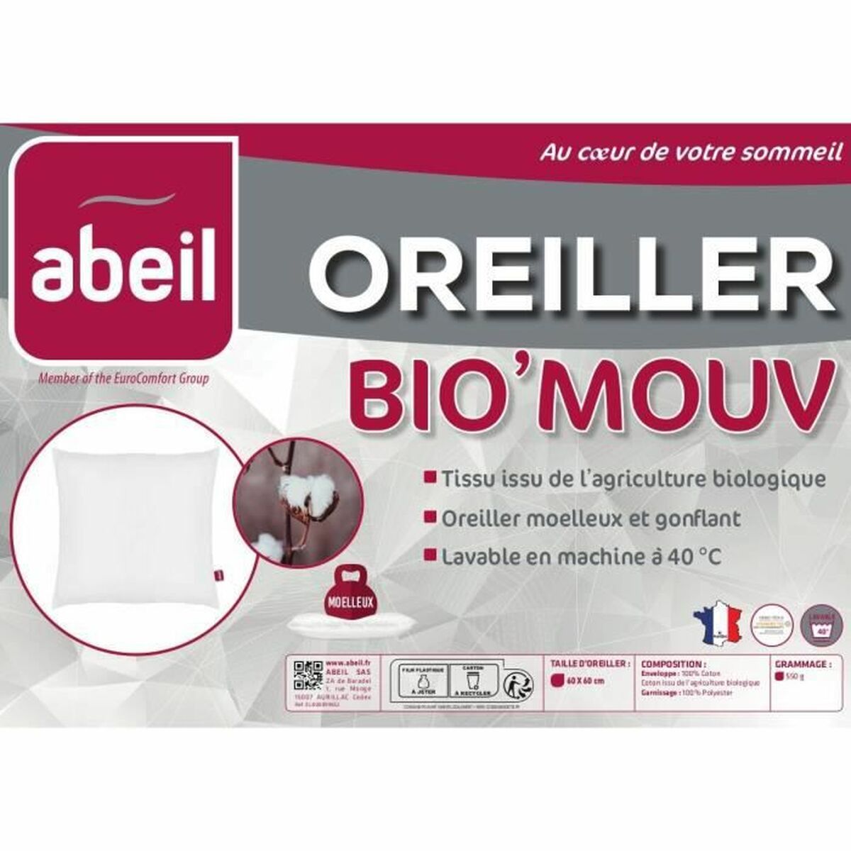 Set med 2 kuddar Abeil 60 x 60 cm (2 antal) - 6