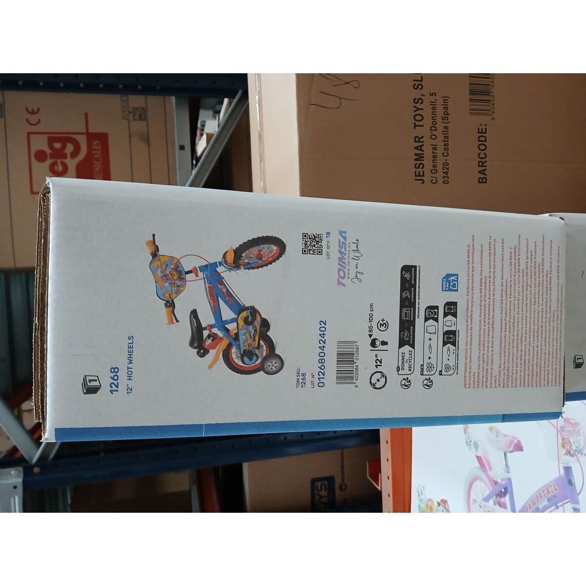 Barncykel Hot Wheels 12" - 2