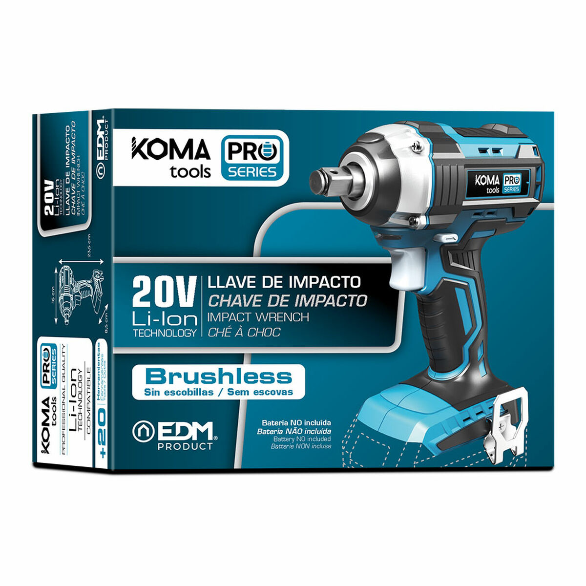 Impact skiftnyckel Koma Tools - 7