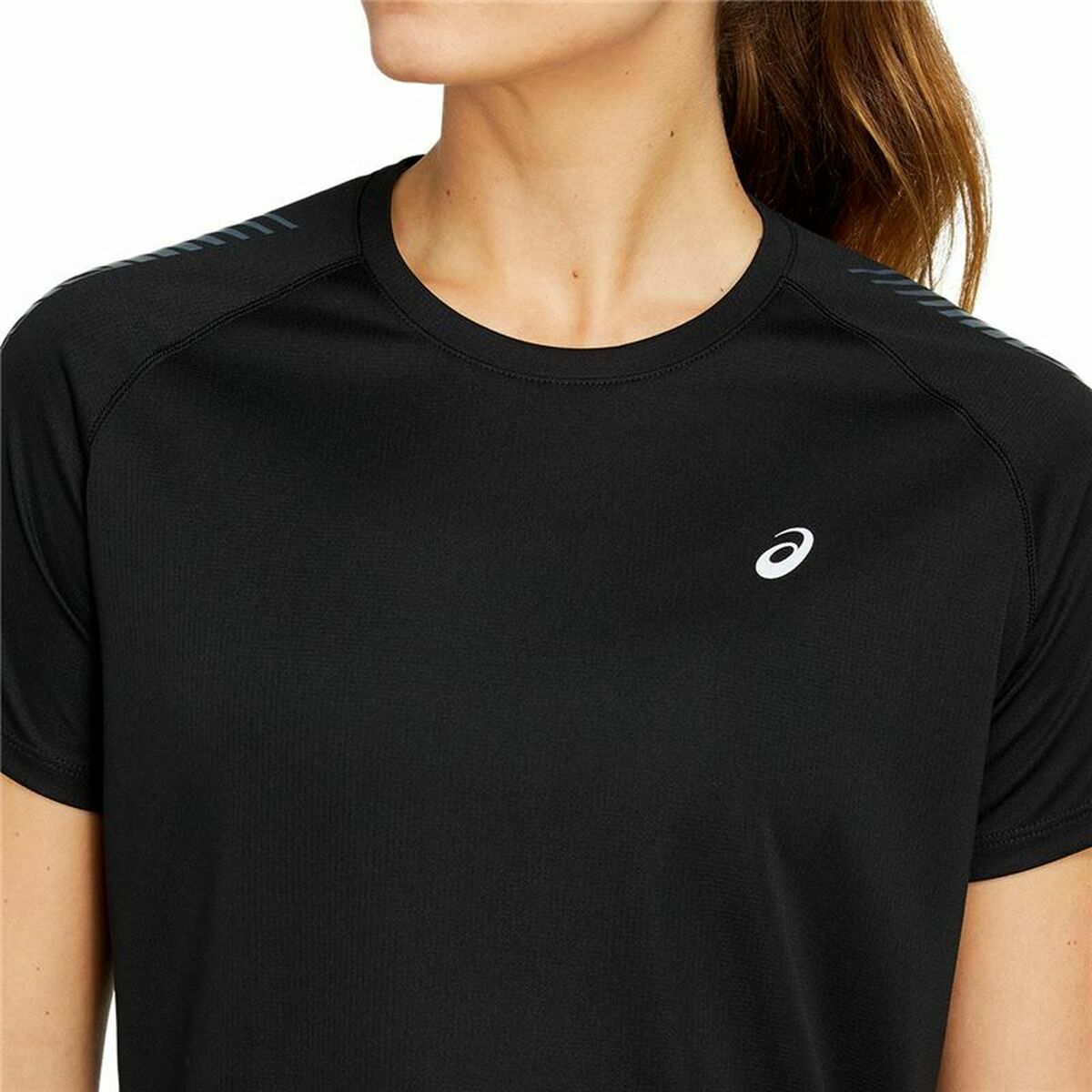 T-shirt med kortärm Dam Asics  Icon SS Svart - 8