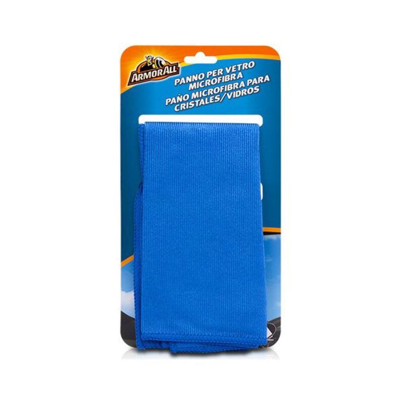 Handdukar Armor All AA40089SPI Mikrofiber Glasrengörare Blå - 2