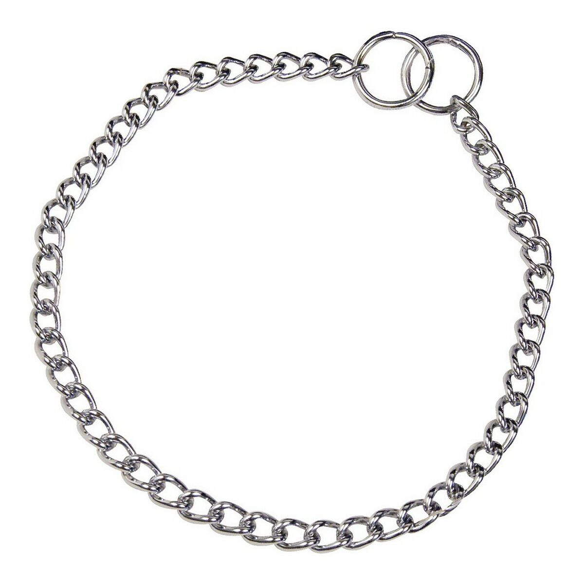 Hundhalsband Hs Sprenger Silvrig 2,5 mm Länkar Vriden (50 cm)