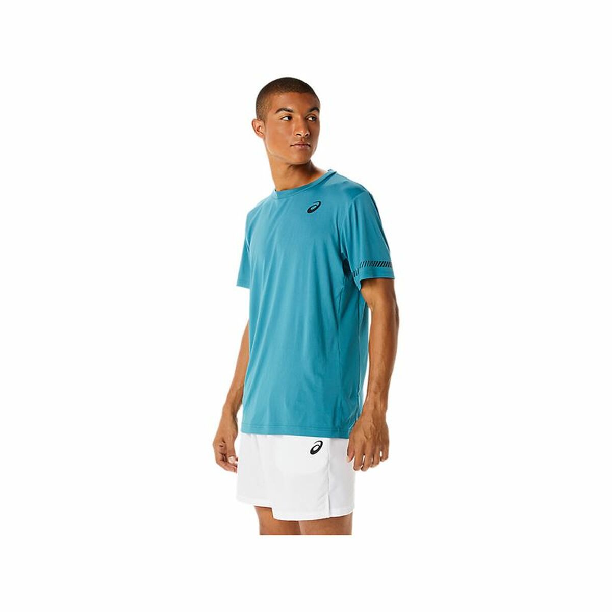 T-shirt med kortärm Herr Asics Court Blå - 5