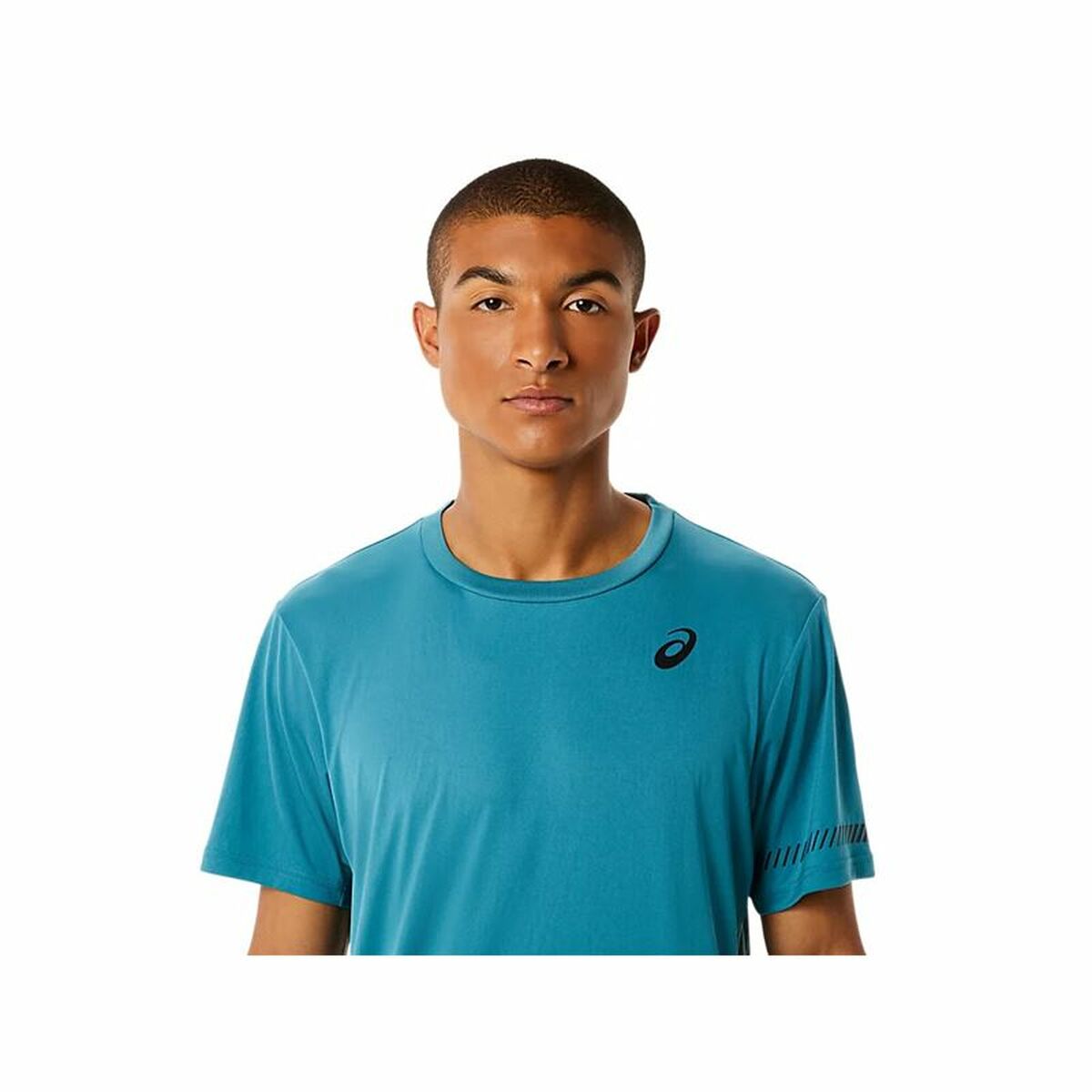 T-shirt med kortärm Herr Asics Court Blå - 6