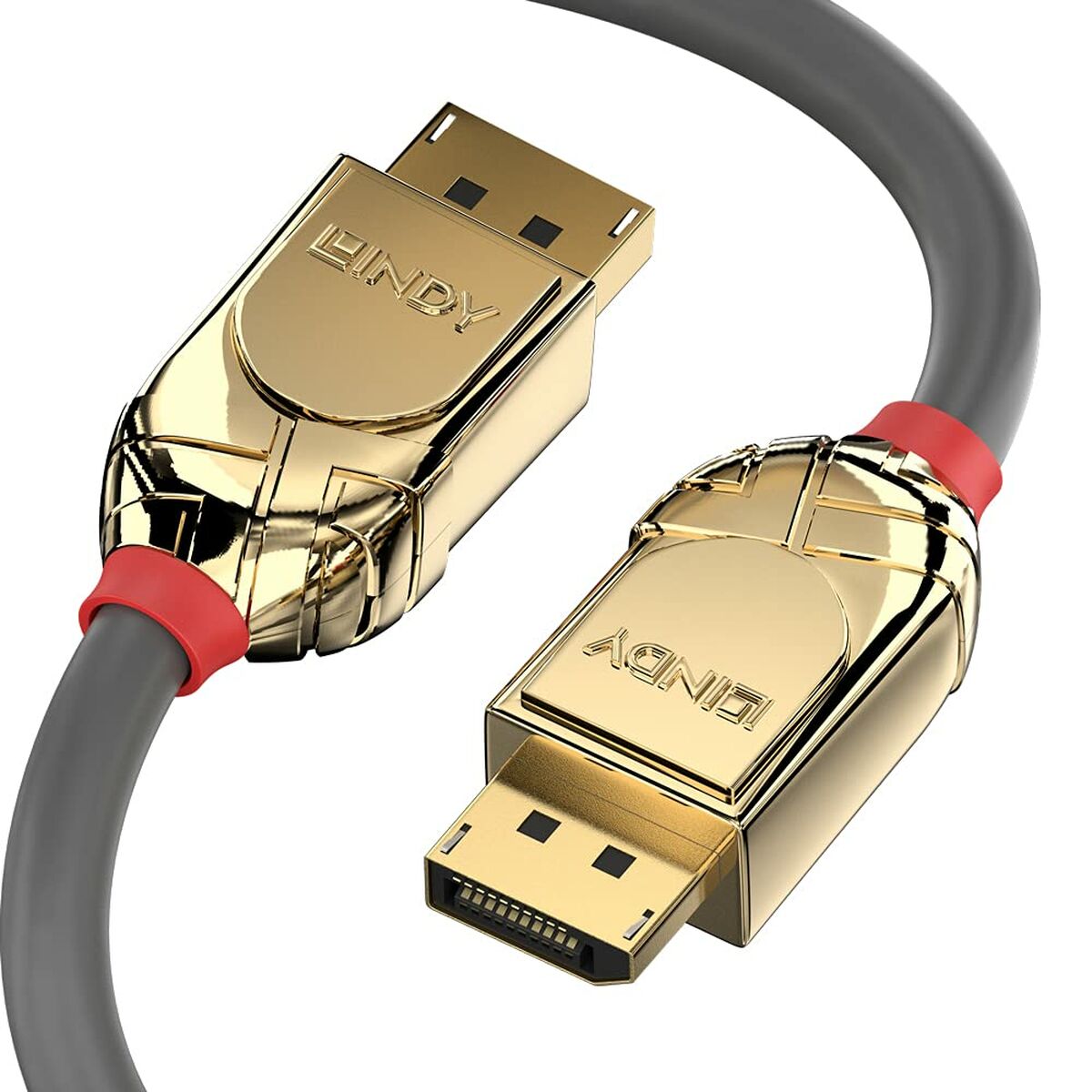 DisplayPort Kabel LINDY 15 m Gyllene