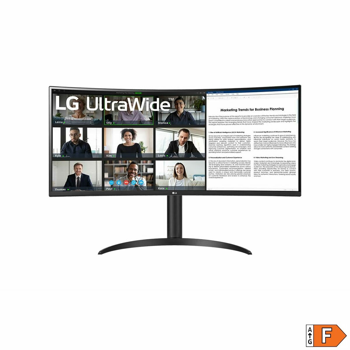 Monitor LG UltraWide 34WR55QC-B 34" 100 Hz 2K - 2