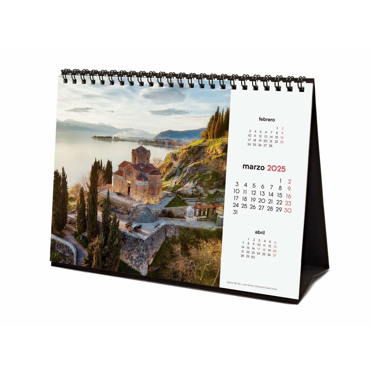 Skrivbordskalender Finocam MARAVILLAS DEL MUNDO Multicolour Papper 21 x 15 cm 2025 - 5