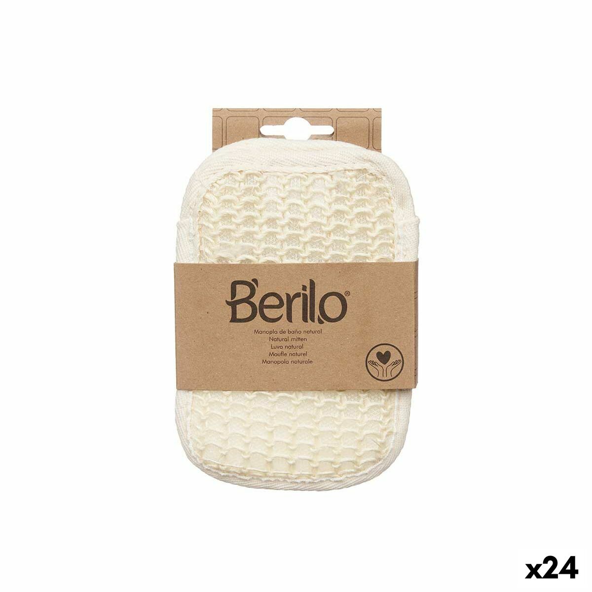 Badhandske Berilo B7083-5 Vit Beige (24 antal) - 3