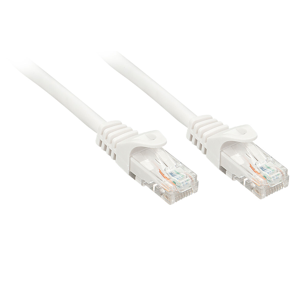 Nätkabel UTP Styv Kategori 6 LINDY Vit 10 m (1 antal)