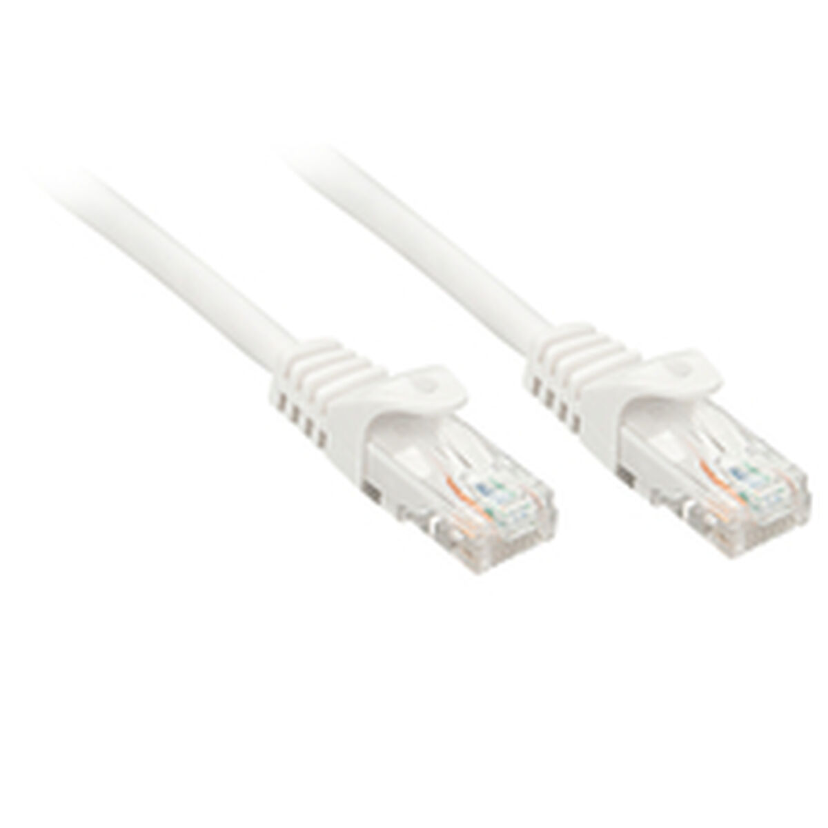 Nätkabel UTP Styv Kategori 6 LINDY Vit 10 m (1 antal) - 2