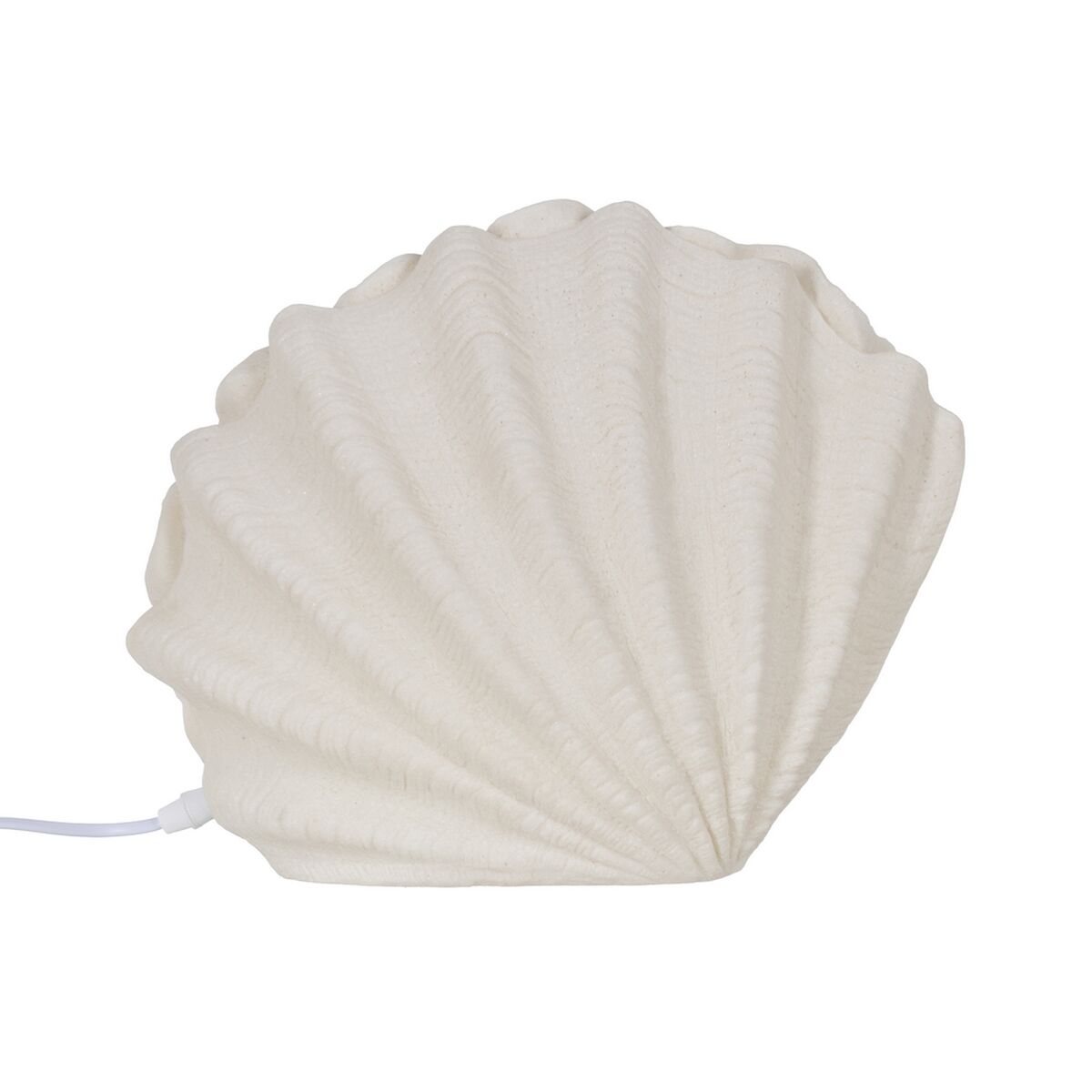 Bordslampa Vit Harts Sten Sand 35,5 x 18 x 28,2 cm